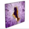 18 x 12 - Purple Agate Canvas Print Wall Art Agate Slice Quartz Decor Wall Art Print view 1