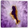 18 x 12 - Purple Agate Canvas Print Wall Art Agate Slice Quartz Decor Wall Art Print view 2