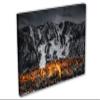 24 x 16 - Aspen Colorado Canvas Print Wall Art B&W colorized Aspen, CO city art print view 1