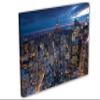 24 x 16 - New York City Evening Skyline Canvas Print Wall Art NYC Aerial photography view 1