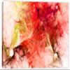 24 x 16 - Abstract Marble Wall Art Canvas Print fractal shapes Red Fractal Art, Abstract Print view 2
