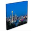 24 x 16 - Seattle City Skyline, WA Canvas Print. Mt. Rainier & Space needle Wall Art view 1