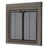UniFlame - Roman - Bi-fold Style Fireplace Doors with Smoke Tempered Glass (Color: Oil Rubbed Bronze, Size: Large - Fits Opening 36in to 43in W x 25.5in to 32.5in H) view 2