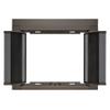 UniFlame - Roman - Bi-fold Style Fireplace Doors with Smoke Tempered Glass (Color: Oil Rubbed Bronze, Size: Large - Fits Opening 36in to 43in W x 25.5in to 32.5in H) view 4
