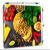 24 x 16 - Tacos & Tortillas Canvas Print Wall Art Mexican Food vegetables kitchen art view 3