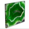 54 x 36 - Agate Slice Wall Art Canvas Print green agate stone slice wall art print view 1