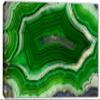 54 x 36 - Agate Slice Wall Art Canvas Print green agate stone slice wall art print view 2