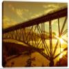 24 x 16 - Deception Pass Bridge Wall Art Canvas Print Home Decor, house wall decor view 2