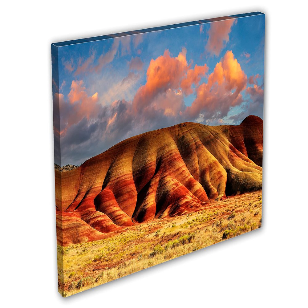 60 x 40 - Painted Hills Canvas Print Wall art beautiful sky John Day Oregon Landscape