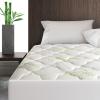 Air Mattress Cover Queen Size Thick Mattress Cooling Pad, Viscose Made from Bamboo Quilted Mattress Topper, Noiseless Extra Plush Pillow Top Mattress Topper Queen Fits 8-23 Inches Deep Mattresses view 4