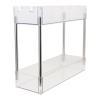 Zerodeko Desktop Double-Layer Rack for Bathroom and Makeup Storage Multi-Function Organizer for Sundries Elegant and Sturdy Design for Vanity and Home Use view 1