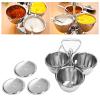 Sugar Storage Organizers, Rotating Spice Rack Exquisite Craftsmanship Seasoning Container Pots Set, for Home Kitchen or Bar Kitchen Utensils(J13390(3) Rotating Seasoning Pot Three-Piece Set) view 2