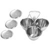Sugar Storage Organizers, Rotating Spice Rack Exquisite Craftsmanship Seasoning Container Pots Set, for Home Kitchen or Bar Kitchen Utensils(J13390(3) Rotating Seasoning Pot Three-Piece Set) view 4