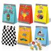 BQK Race Car Gift Bags 24 Pcs Race Car Party Supplies Cars Theme Birthday Party Decorations Car Goody Bags Racing Birthday Party Supplies view 1