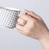 ZOEXUE Rose Heart Cremation Urn Ring for Ashes 925 Sterling Silver Forever in My Heart Memorial Keepsake Rings for Women Infinity Jewelry Holds Human Pet Ashes Sympathy Gift Size 5 view 4