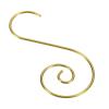 PATIKIL Christmas Ornaments Hooks 60 Pack S Shape Hooks Wire Metal Hanging for Christmas Party Tree Decorations, Golden Tone view 1