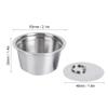 Coffee Capsules Cup,Stainless Steel Reusable Refillable Coffee Capsule Cup with Lid and Filter, Fit for Dolce Gusto Coffee Maker Piccolo, White, Red, Purple, Green (purple), Coffee Capsule Coffee view 2
