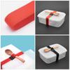 Hemoton 4pcs Elastic Strap Elastic Band for Lunch Box Sturdy Portable Bento Fixator view 3