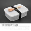 Hemoton 4pcs Elastic Strap Elastic Band for Lunch Box Sturdy Portable Bento Fixator view 4