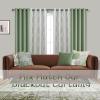 Mrs.Naturall Sage Green Black Out Curtains 96 Inches Long 2 Panels Set for Bedroom Living Room Thermal Insulated Privacy Window Curtains view 2