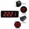 HINRYO LED Days/Minutes/Seconds Countdown, Countup, 4 Digitals 2.3 Inches Flow Count up Counter, Number Display, Remote Controller view 2
