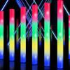100 Pcs 18-inch Foam Glow Sticks Bulk, 4 Color LED Light Foam Sticks view 1