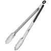 Hotec Stainless Steel Kitchen Tongs, 16 Inch Extra Long Locking Metal Food Tongs for Cooking, Serving, BBQ, Grill Non-Slip Grip view 1