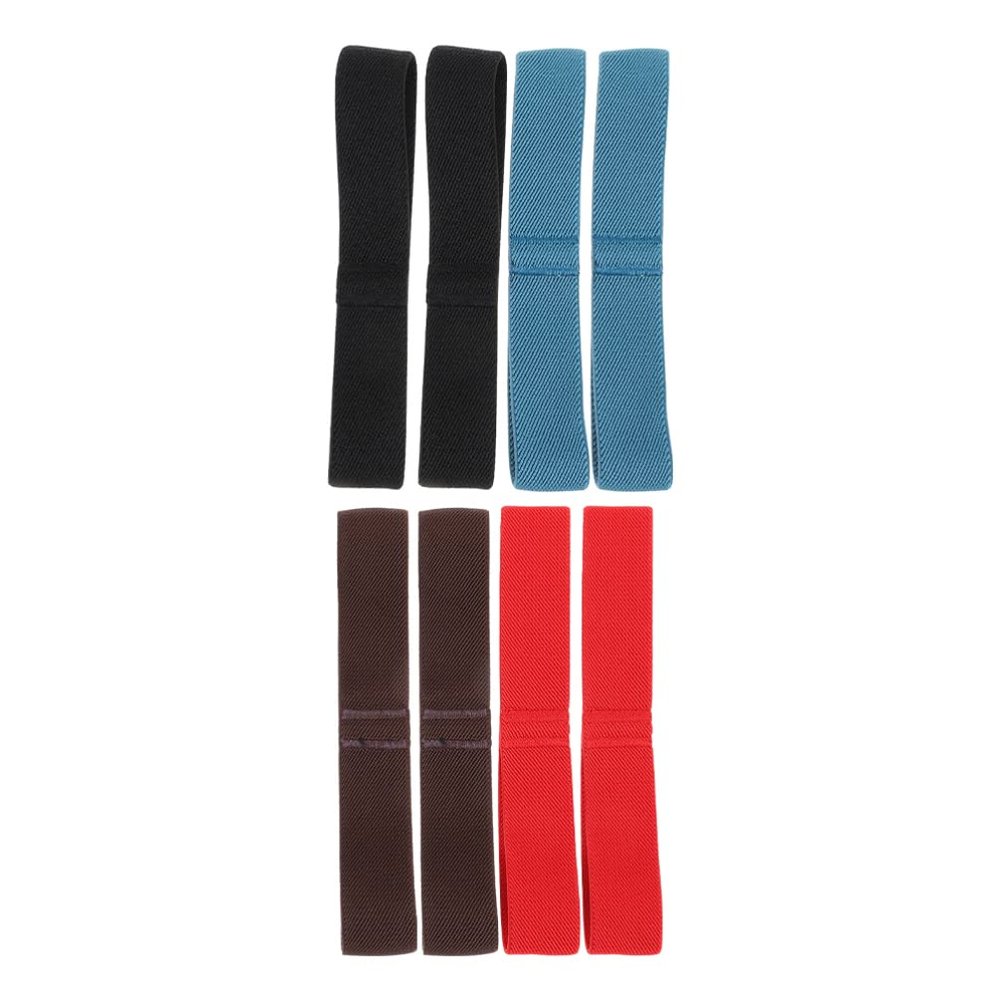 Hemoton Bento Bands 8pcs Nylon Reusable Elastic Straps for Boxes