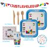 Tetris Party in a Box Kit - Celebration, Birthday Party, Toddlers  100 Plus Pieces - Video Gamer - Retro - 90's, 80's Party Supplies - Officially Licensed view 2