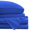 4 Piece RV Sheets Set, Luxury Breathable & Cooling Sheets Sheets 1000 Thread Count 100% Egyptian Cotton, 12 Inch Deep Pocket RV Bunk Size (30"X80"), Royal Blue view 1