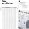 3D Bathroom Curtains Beautiful Flower Tulip Floral Printing Shower Curtain Home Decoration Waterproof Fabric Bath Screen 79x79in-200x200cm/WxL view 4