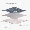 TRGCJGH Mattress Protector Cotton Thick Twin Mattress Topper Quilted Fitted Mattress Cover Soft Breathable Machine Washable with Deep Pocket Up to 11,Pattern-05-150 * 200cm/59 * 78in view 4