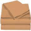 4 Piece RV Sheets Set, Luxury Breathable & Cooling Sheets Sheets 1000 Thread Count 100% Egyptian Cotton, 12 Inch Deep Pocket RV Bunk Size (30"X80"), Sand view 2