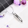 SHEIL Ash Holder Bullet Cremation Pendant Necklace for Men Dragon Printed Urn Necklace for Ashes Keepsake view 2