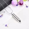 SHEIL Ash Holder Bullet Cremation Pendant Necklace for Men Dragon Printed Urn Necklace for Ashes Keepsake view 3