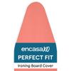 Encasa XO Ironing Board Cover and Pad 49"x18" - 4mm Felt Wide Iron Board Cover with Padding - Heat Resistant, Stain-Safe Dye, Non Slip Elastic Bungee Cord Tightening Iron Table Cover Coral view 1