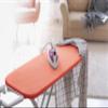 Encasa XO Ironing Board Cover and Pad 49"x18" - 4mm Felt Wide Iron Board Cover with Padding - Heat Resistant, Stain-Safe Dye, Non Slip Elastic Bungee Cord Tightening Iron Table Cover Coral view 3