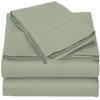 4 Piece RV Sheets Set, Luxury Breathable & Cooling Sheets Sheets 1000 Thread Count 100% Egyptian Cotton, 12 Inch Deep Pocket Full Size (54"X75"), Light Sage view 2