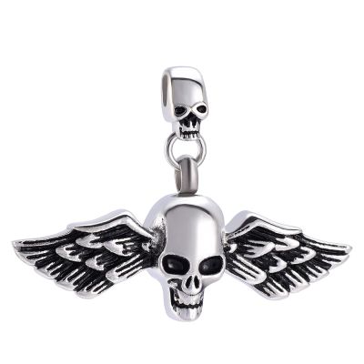 SHEIL Angel Wing Cremation Urn Necklace for Ashes Memorial Charm Necklace Cremation Jewelry Keepsake Urns