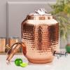 100% PURE COPPER 4 LITER DISPENSER/MATKA POT WITH ONE TAP SET view 1