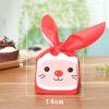 100 PCS Cute Bunny Duck Packaging Candy Cookie Rabbit Long Ear for Sweets Party Goodie Packing Wedding Cake Bags Gift Bag Present view 2