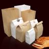 100pcs Fine Kraft Paper Bag Gift Bag Wedding Candy Recyclable Takeaway Bag Baking Bag Environmentally Friendly Dry Packaging Paper Bag view 2