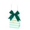 10PCS Paper Bags with Handle Kraft Gift Bag Packaging Candy Cookie Packing Wedding Party Goodie Bags Sweets Small Bow view 1