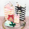 10PCS Paper Bags with Handle Kraft Gift Bag Packaging Candy Cookie Packing Wedding Party Goodie Bags Sweets Small Bow view 4