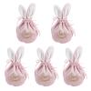 1/5pcs Gift Bag Candy Bag Bunny Gift Bag Wedding Decoration Birthday Jewelry Organizer Rabbit Ears Velvet Bags Packaging Bag view 1