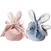 1/5pcs Gift Bag Candy Bag Bunny Gift Bag Wedding Decoration Birthday Jewelry Organizer Rabbit Ears Velvet Bags Packaging Bag view 2