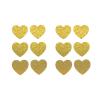 100Pcs Wedding Favor Bag Bridal Shower Wedding Birthday Anniversary Favor Candy Cookie Gift Paper Bag Pink and Gold Foil Heart view 1