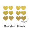 100Pcs Wedding Favor Bag Bridal Shower Wedding Birthday Anniversary Favor Candy Cookie Gift Paper Bag Pink and Gold Foil Heart view 2