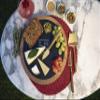 PICNIC TIME NHL Los Angeles Kings Insignia Acacia and Slate Serving Board with Cheese Tools, Charcuterie Board Set, Wood Cutting Board, (Acacia Wood & Slate Black with Gold Accents) view 2