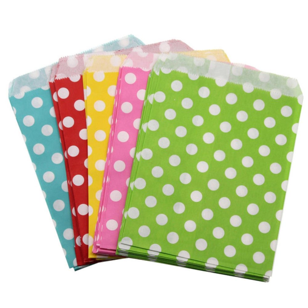 25/50pcs Kraft Paper Bags Candy Gift Bags Food Packaging Bag Wedding Favor Baby Shower Birthday Party Decoration Treat Bags